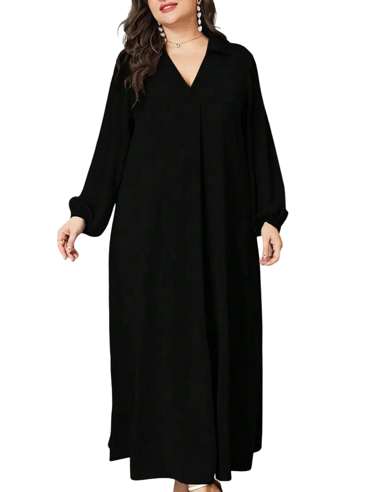 Plus Size Dress Glaiza - Long Dress