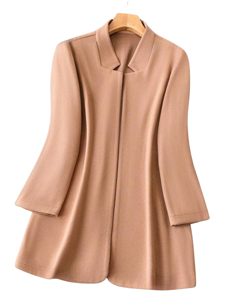 Plus Size Outerwear Marenda Wool-like Coat