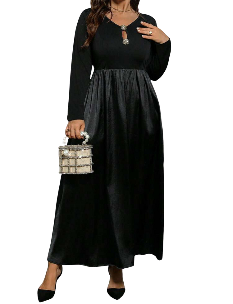 Plus Size Dress Belle - Long Ball Dress