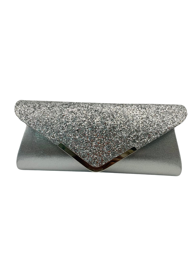 Curvy Plus Bianca - Evening Glitter Clutch Bag