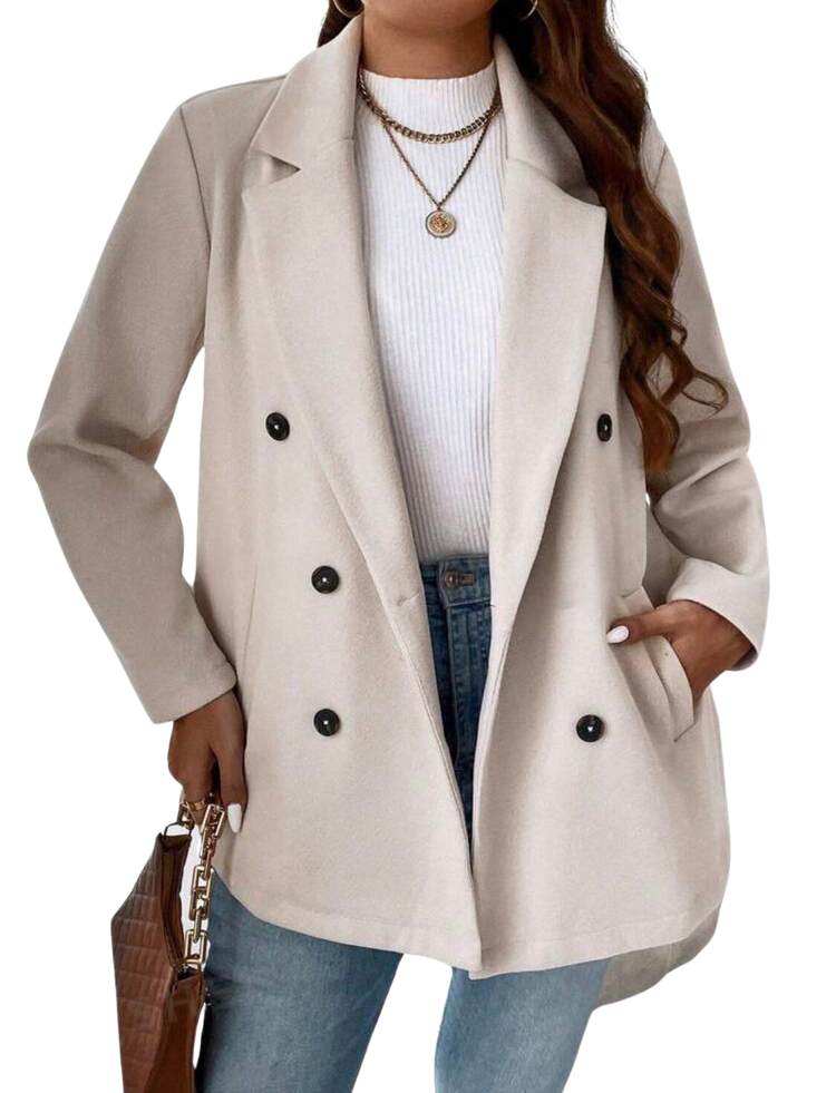 Plus Size Outerwear Monika Wool-like Coat