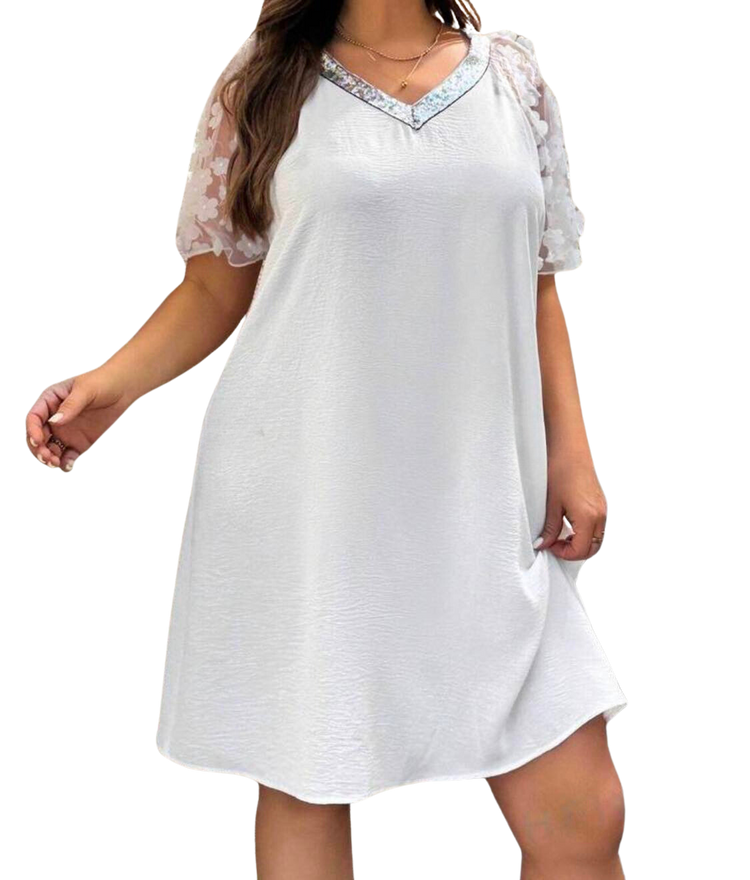 Plus Size Dress Beatrice - Short Dress