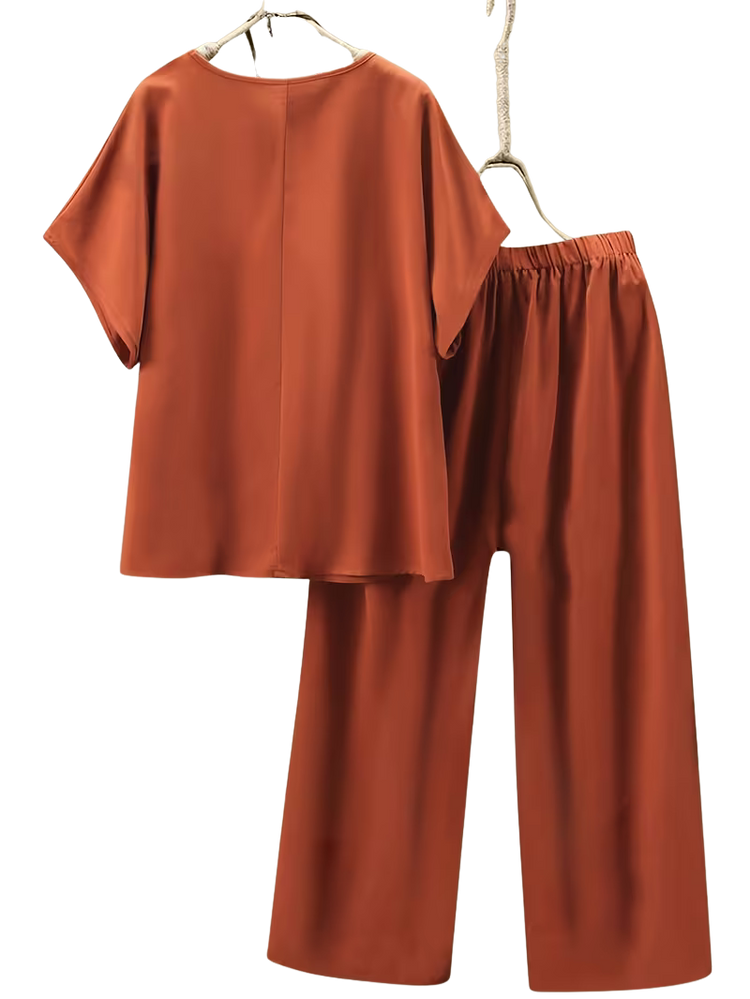 Plus Size Angelyn - 2 Pieces Set Top and Pants