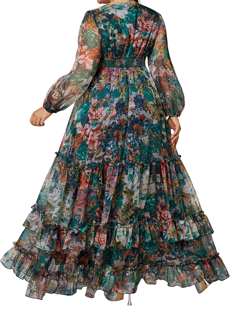 Plus Size Dress Belle - Long Ball Dress