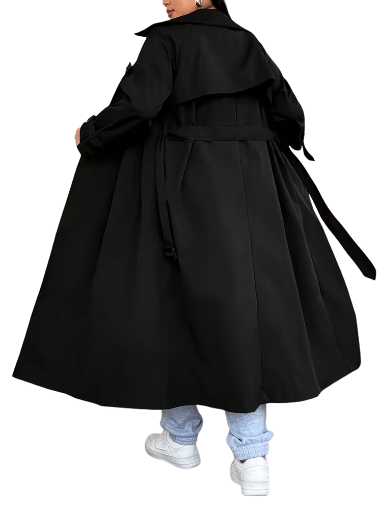 Plus Size Outerwear Raven - Trench Coat