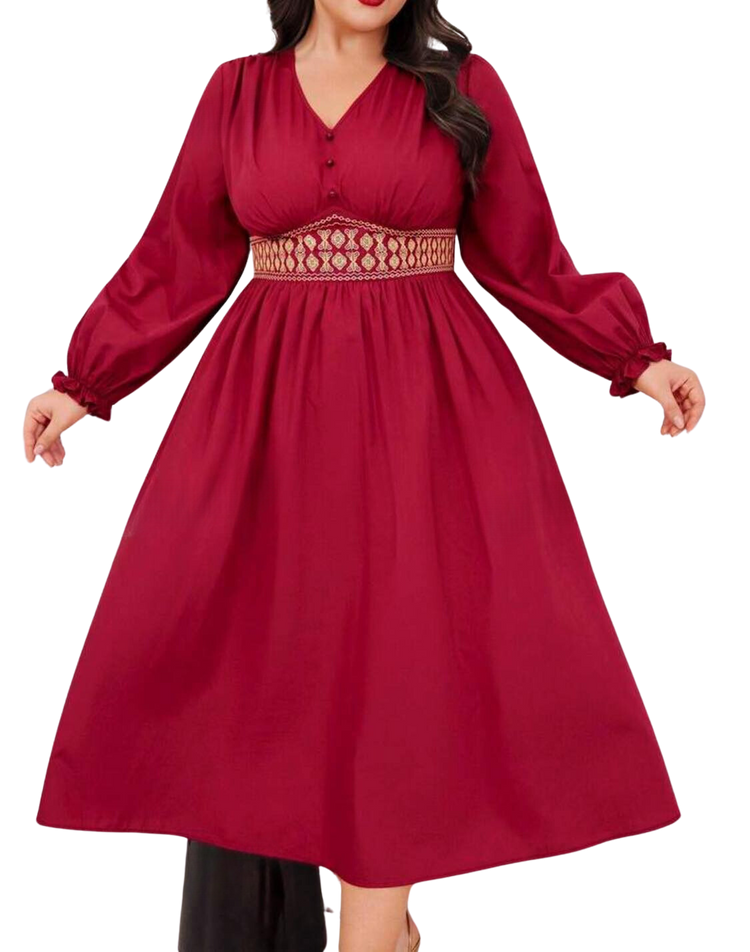 Plus Size Dress Manuela - Long Dress