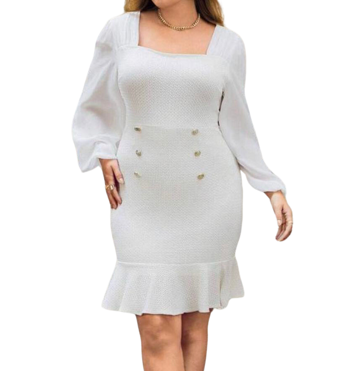 Plus Size Dress Marlena - Short Dress