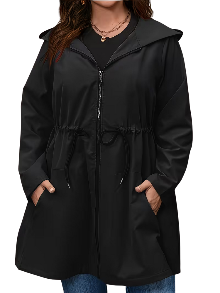 Plus Size Outerwear Annabel - Hooded Jacket