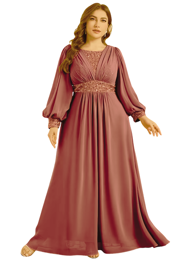 Plus Size Dress Jammy - Sequins Ball Dress