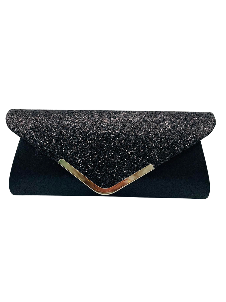 Curvy Plus Bianca - Evening Glitter Clutch Bag