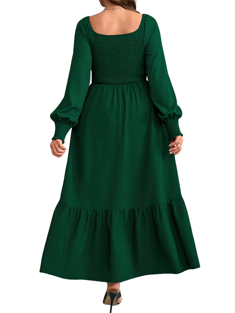 Plus Size Dress Venice - Shirred Dress