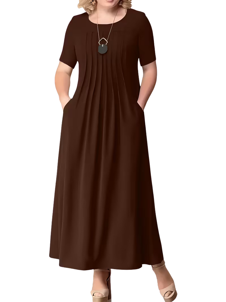 Plus Size Dress Roshin - Long Dress
