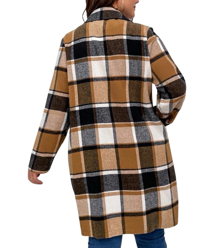 Plus Size Outerwear Haylee - Double Breasted Coat