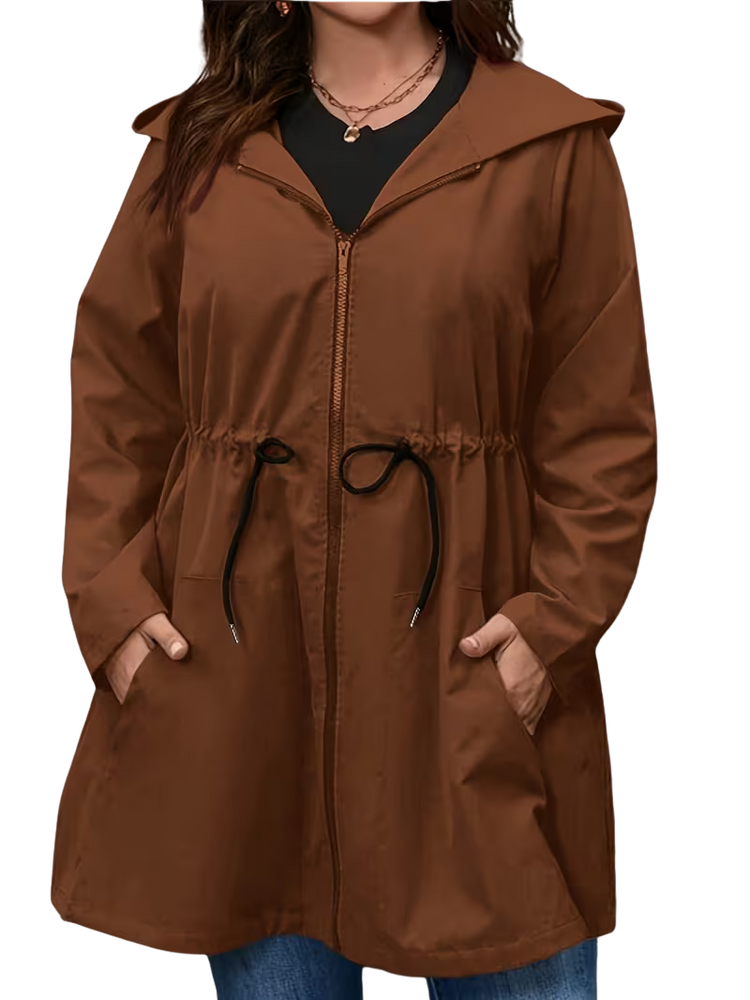 Plus Size Outerwear Annabel - Hooded Jacket